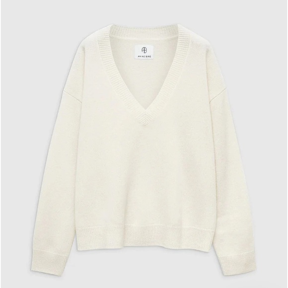 NEW Anine Bing LEE SWEATER Cashmere - Picture 4 of 7